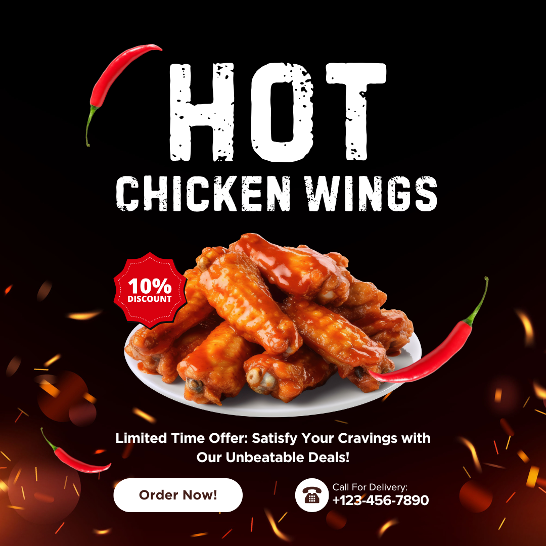 6 Hot Wings