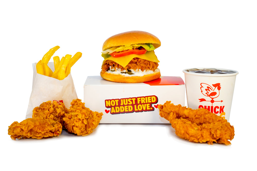 Deluxe Chicken Burger Meal