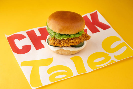 Spicy chicken burger