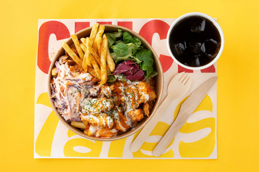 Chicktales Feast Bowl with Drink